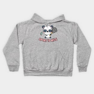 Cute Sport Panda Kids Hoodie